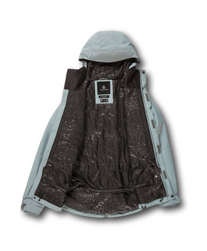 Volcom women's snowboard jacket - WMN Bolt Ins (green ash)