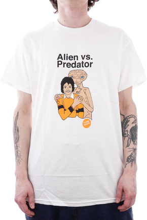 Skate Mental T-Shirt - Alien vs predator (white)