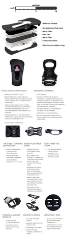 Women's Bent Metal Bindings - Metta (black)