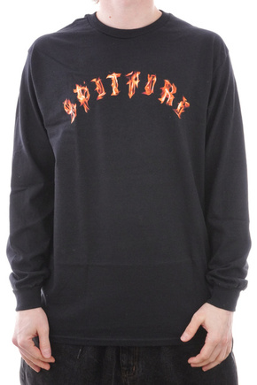 Spitfire Longsleeve - Flmd Old Eng (black)