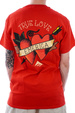 Koszulka Emerica - Love Triangle (red)