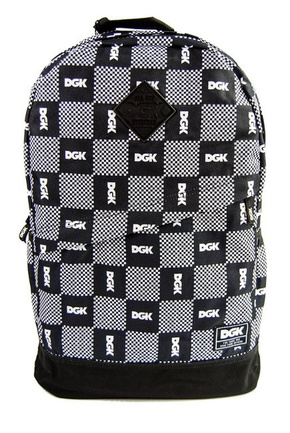 DGK Backpack - Checkers (black/white)