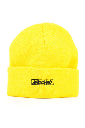 Czapka Krooked - Moonsmile Script (yellow)