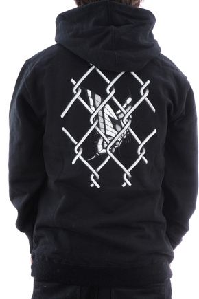Real - Hoodie Flames Sleeve (black) Sweatshirt