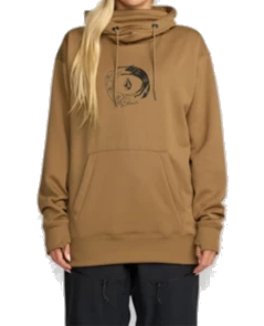 Volcom women's snowboard sweatshirt - Riding Hydro P/O (heather grey)