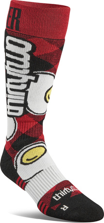 Thirty Two - Signature Merino socks (red/black)
