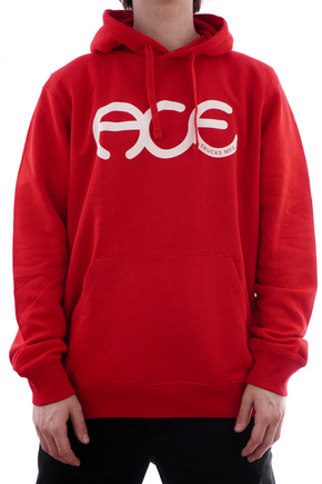 Ace Sweatshirt - Rings Hoodie (red)
