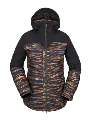 Volcom women's snowboard jacket - WMN Shelter 3D Stretch (tiger print)