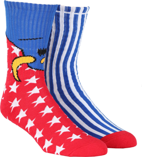 Toy Machine socks - American Monster (red/blue)