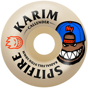 Spitfire Wheels - F4 97du Radial Full Karim Callender Burn Squad (natural)