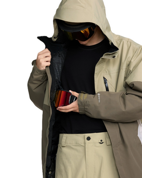 Volcom Snowboard Jacket - L Ins Gore-Tex (agave)