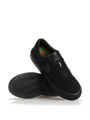 Cariuma Shoes - Naioca Pro Gum Shadow Blue Suede and Canvas Ivory Logo Navy Sneaker