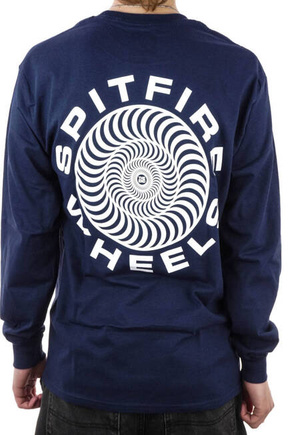 Spitfire Longsleeve - Classic 87 swirl navy/white
