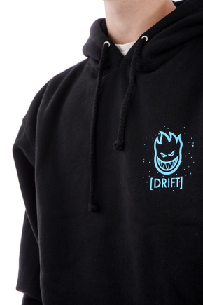 Spitfire x Atlantic Drift Sweatshirt - Jelly Classic Pullover Hoodie black 