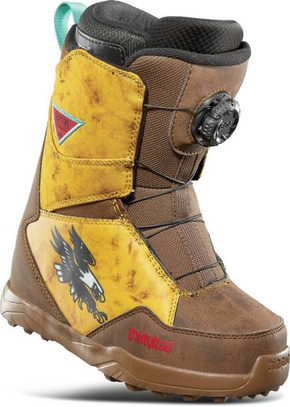 ThirtyTwo Children's Snowboard Boots - Youth Lashed Boa x Pat Flava (grey/black)