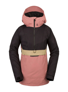 Volcom women's snowboard jacket - Ashfield Pullover (earth pink)