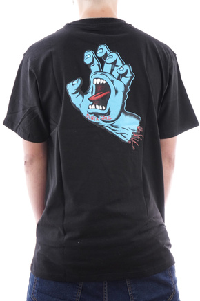 Santa Cruz T-Shirt - Screaming Hand Chest (black)