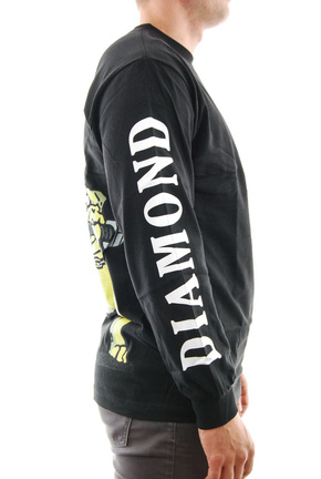 Diamond Supply Co Longsleeve. - Bulldogs Black