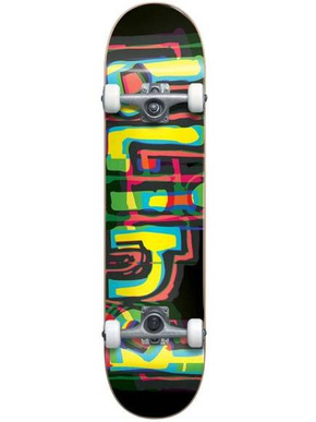 Blind Complete Board - Logo Glitch Black Red/Blue/Yellow