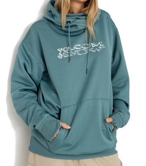 Volcom women's snowboard sweatshirt - Riding Hydro P/O (heather grey)