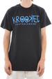 Koszulka Krooked - Eyes (black/blue)