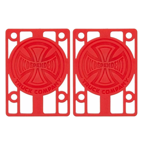 Independent Truck Pads. - Riser Pads 1/8 (red)