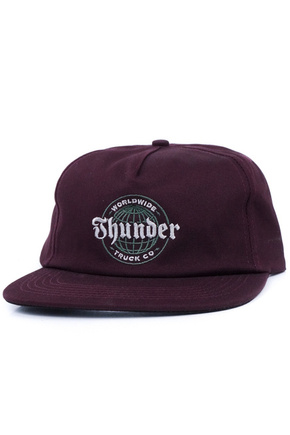 Thunder baseball cap - Worldwide snap (maroon)