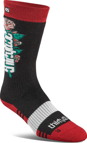 Women's Thirty Two socks - W Merino (black/pink)