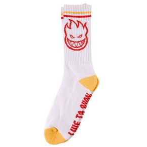 Spitfire Socks - BigHead (white/yellow/red)