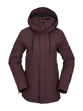 Volcom women's snowboard jacket - WMN Sherwin Ins (black plum)