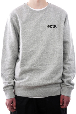 Ace Sweatshirt - Crewneck Hutch grey