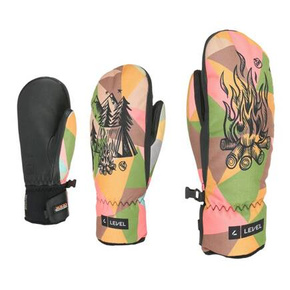 Level Children's Snowboard Gloves -- Vertigo Teen Mitt JR. (wood)