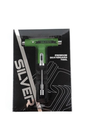 Skateboard Key Silver - Green