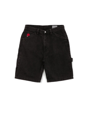 Spitfire Shorts - Big Head Fill Denim (black)