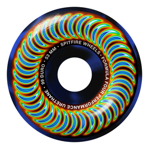 Spitfire Wheels - F4 99du Classic Swirl Radioactive (black/blue)53mm