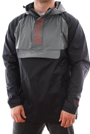 Spitfire Jacket - Hombre Anorak black/grey/red