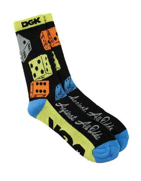 DGK Socks - Dice Crew (black)