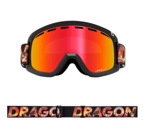 Dragon D1 OTG Goggles - Klash Lumalens Red Ionized & Lumalens Rose Lens