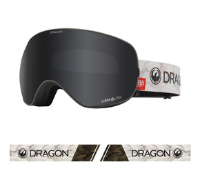 Gogle Dragon X2s - 686 Camo/L.Dark Smoke + L.Rose Free Lens 