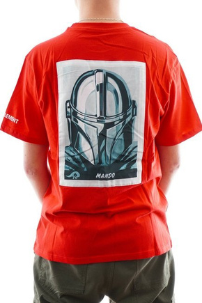 Element X Star Wars T-shirt - Mando fire red