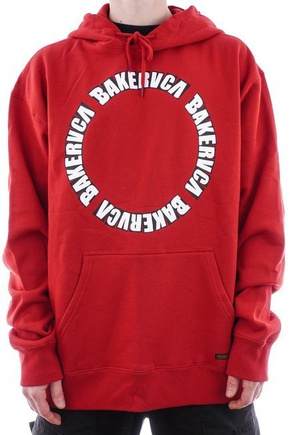 RVCA sweatshirt - BAKER RVCA bright red