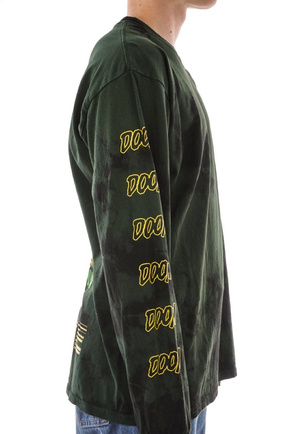 Primitive Longsleeve - Doom Washed (tiedye/green)