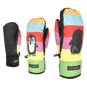 Level Children's Snowboard Gloves - Vertigo Teen Mitten (rainbow)