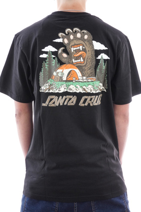 Santa Cruz T-Shirt - Screaming Grizzly (black)