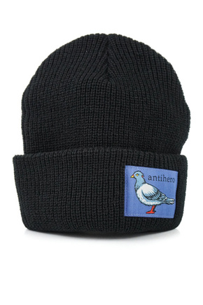 Anti Hero Cap - Lil Pigeon Label Cuff (black)