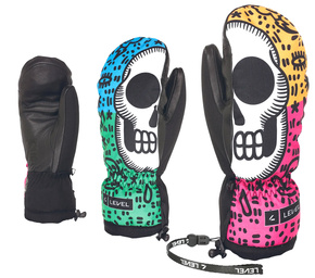 Level Snowboard Gloves - Soul Mitt (PK rainbow)