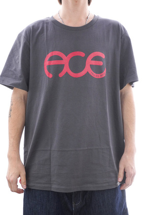 Ace T-Shirt - Rings (charcoal /pink)