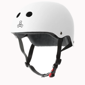 Triple eight helmet - The Certified Sweatsaver (white matte)