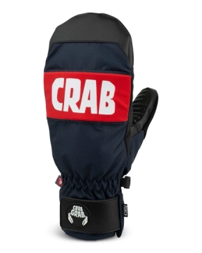 Crab Grab Snowboard Gloves - Punch Mitt (navi and red)