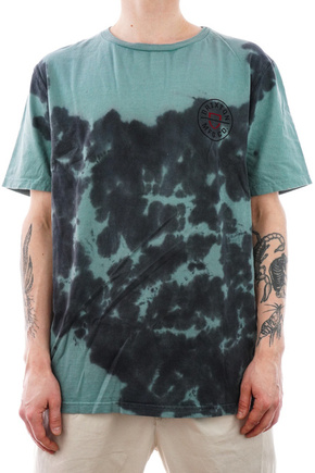 BRIXTON T-shirt - Crest II Stt (teal/black cloud)